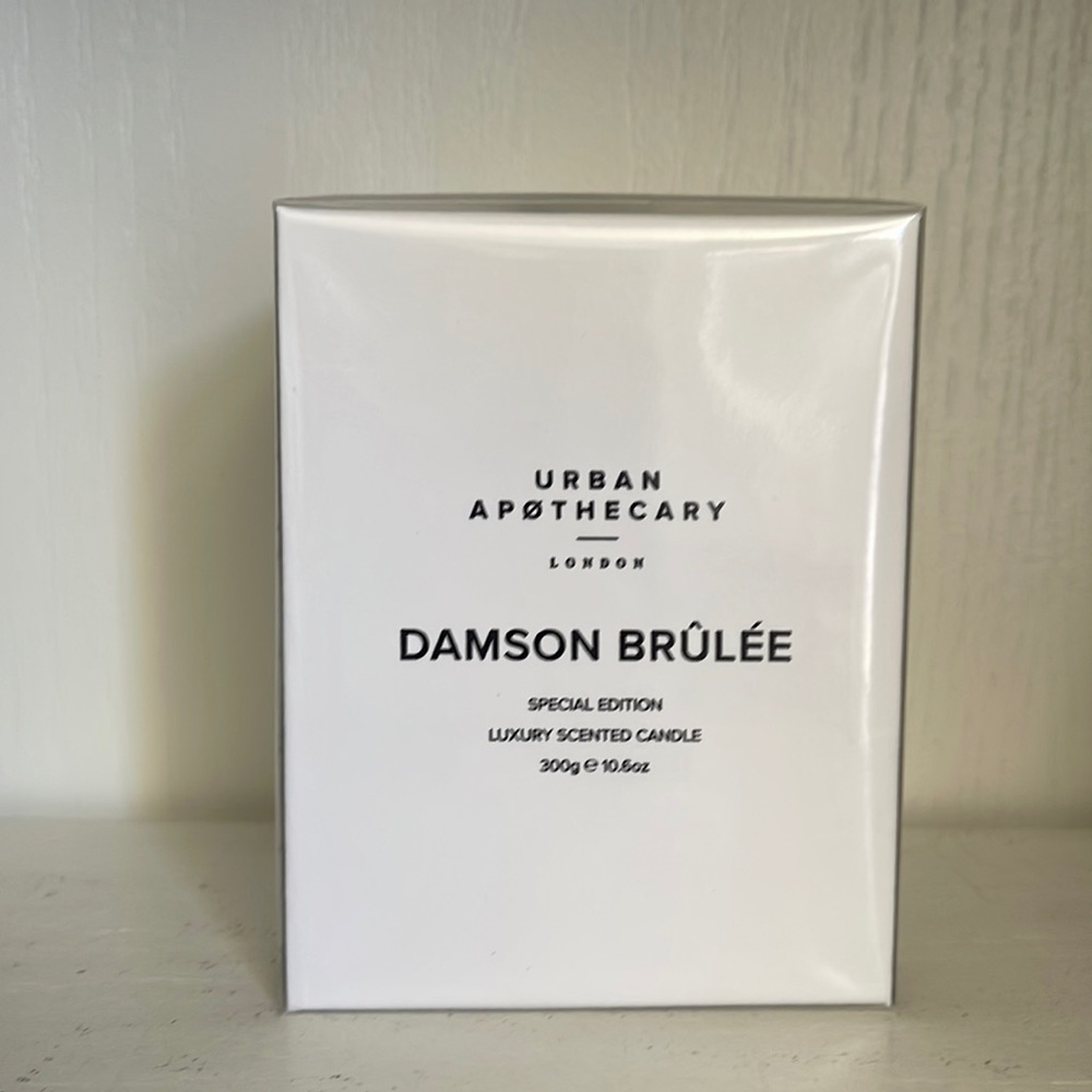 Urban Apothecary Damson Brûlée Scented Candle
